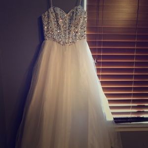 White Ball Gown
